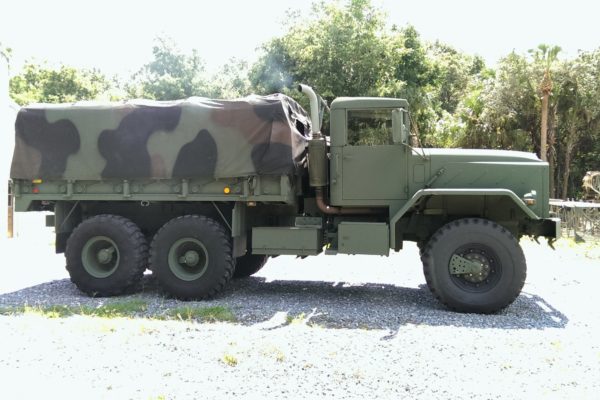 An army transport truck